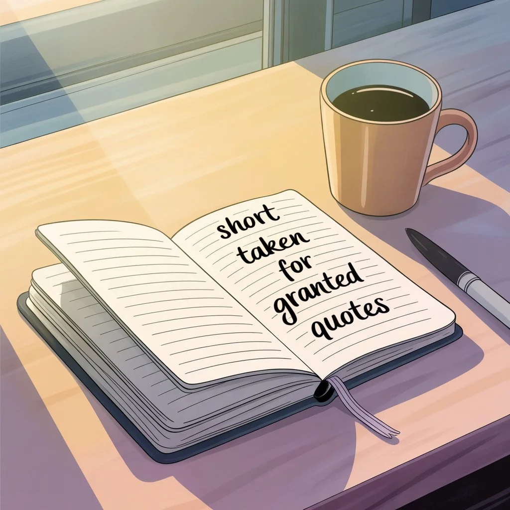 Short Taken for Granted Quotes