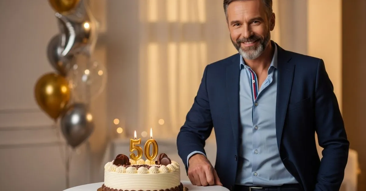 50th birthday man