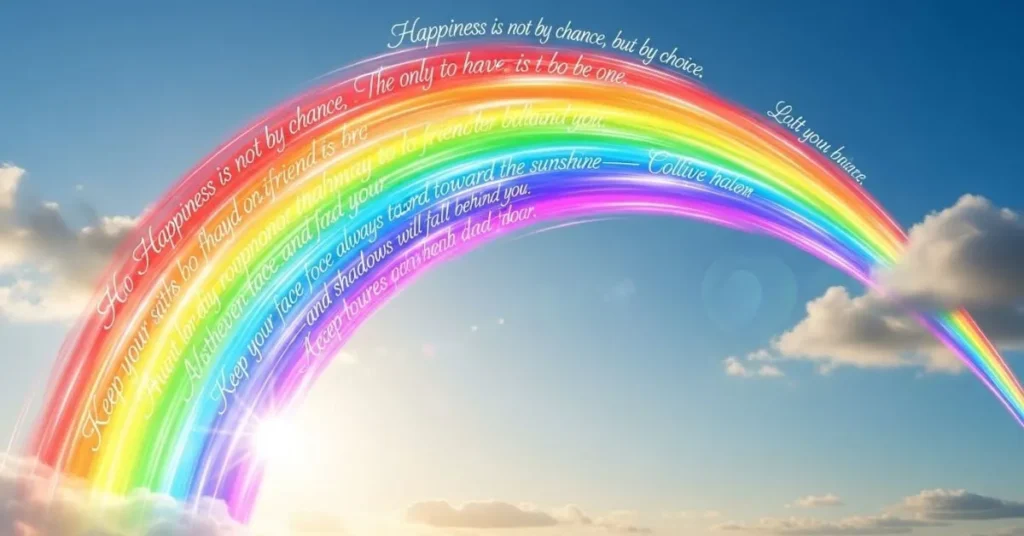 Rainbow Quotes for Happiness
