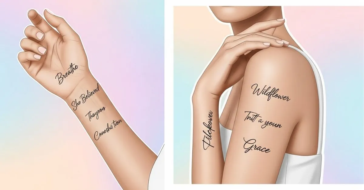 short tattoo quotes for females