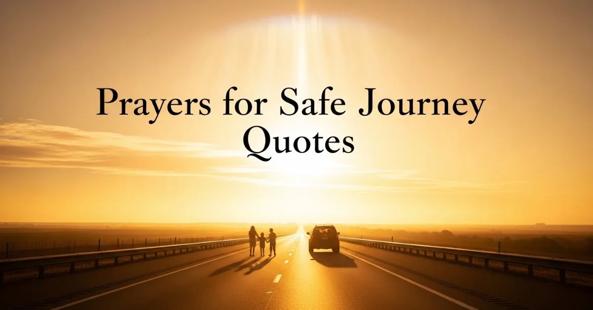 prayers for safe journey quotes