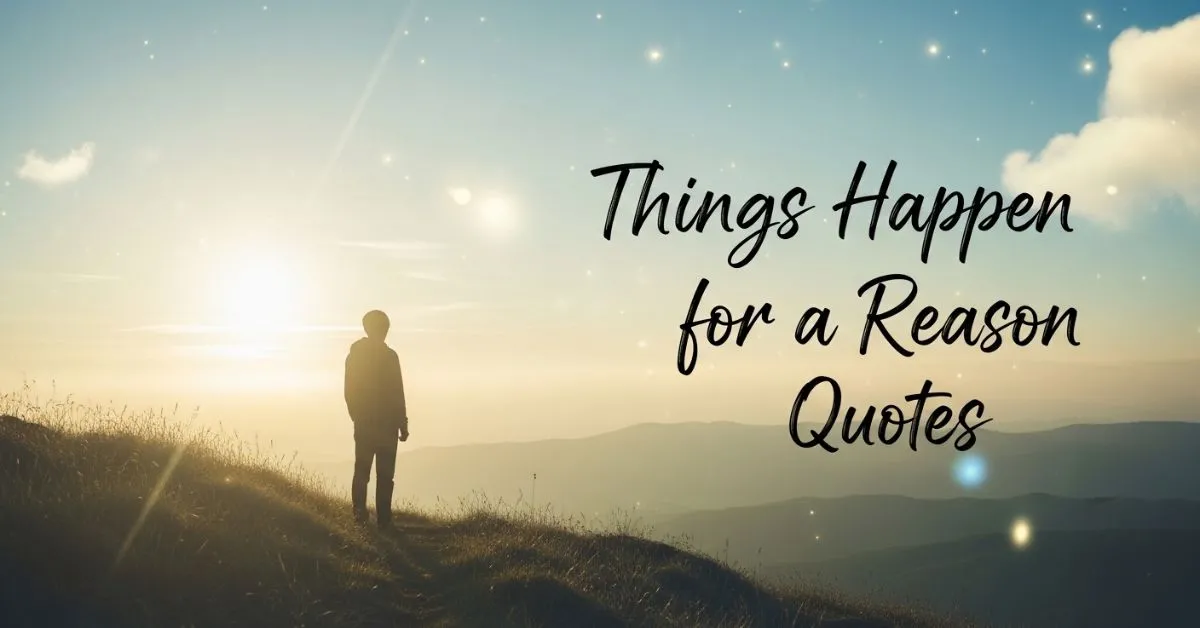 things happen for a reason quotes